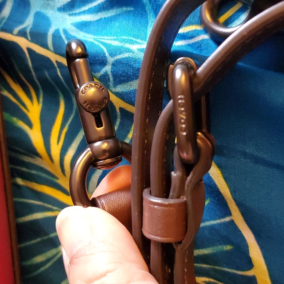 Coach Glove Tanned Snakeskin Courier - Picture 9 of 10